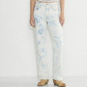 Re/Done 90s High Rise Loose Fit Jeans Relaxed Baggy Size 28 Light Wash NEW